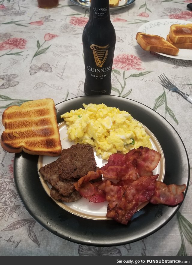 Birthday Breakfast my wife cooked for me