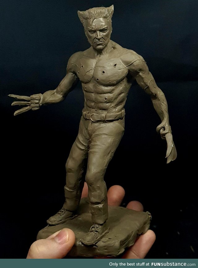 I made wolverine with plasteline