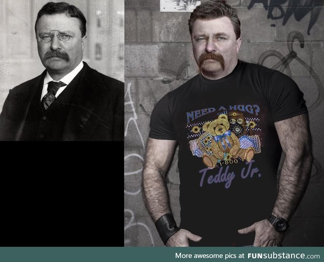 Asked to modernize Teddy Roosevelt after my last post...This was a labor of love