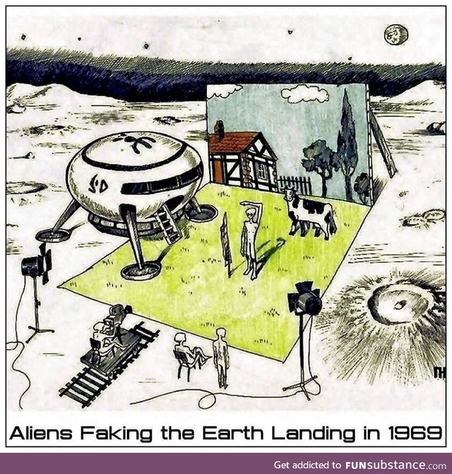Aliens Faking the Earth Landing in 1969