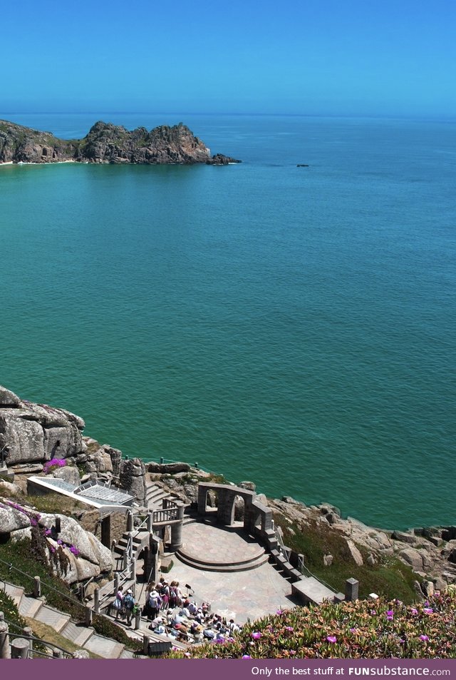 The open air Minack Theatre, England.