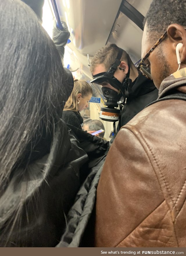Spotted on the london underground this morning