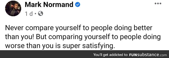 Mark Normand speaking words of wisdom