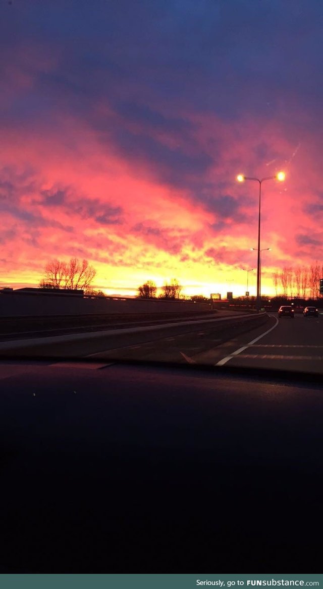 Morning sky in the Netherlands!