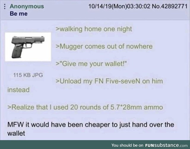 Accurate I have an FN 5.7 and this is true AF