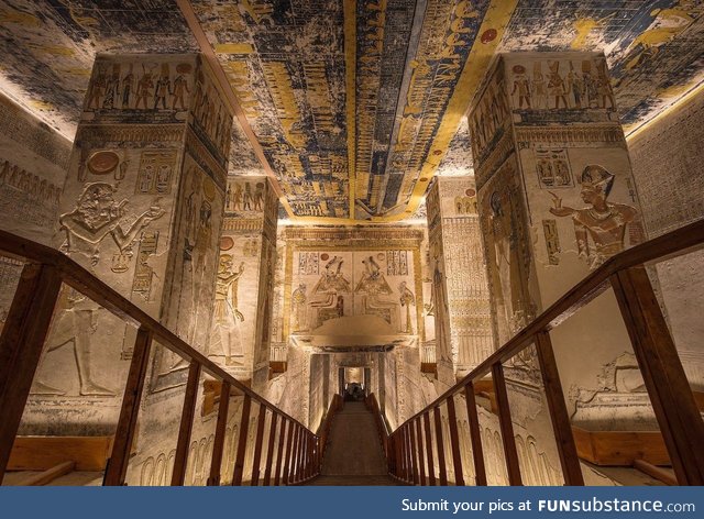 The Tomb of Ramesses VI, The Valley of Kings, Egypt!! Woah