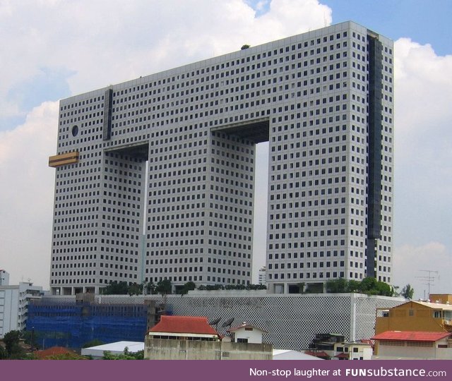This Bangkok high-rise looks like a rudimentary LEGO elephant [1200x957]