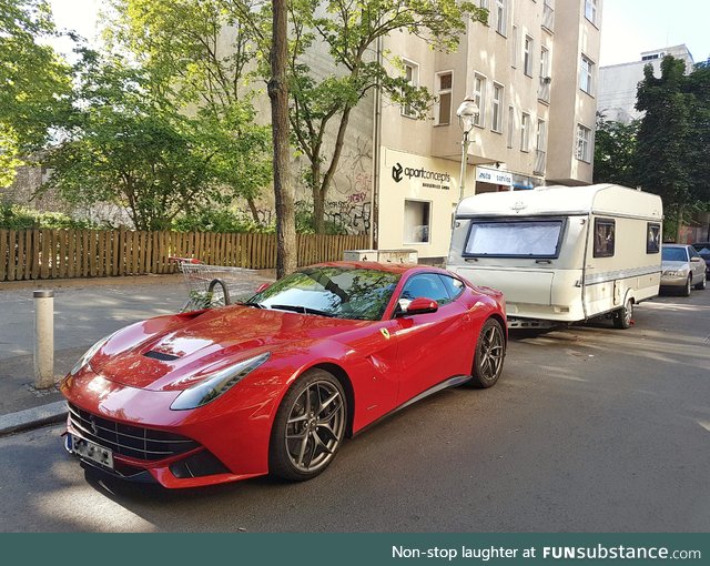 They said I had to choose between my camping life style and the Italian sportscar