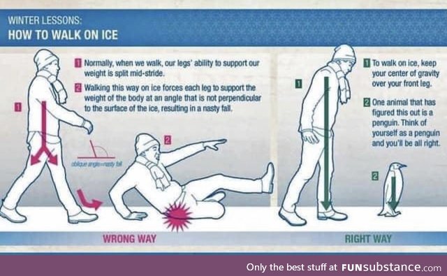 To walk on ice... You must become the penwang