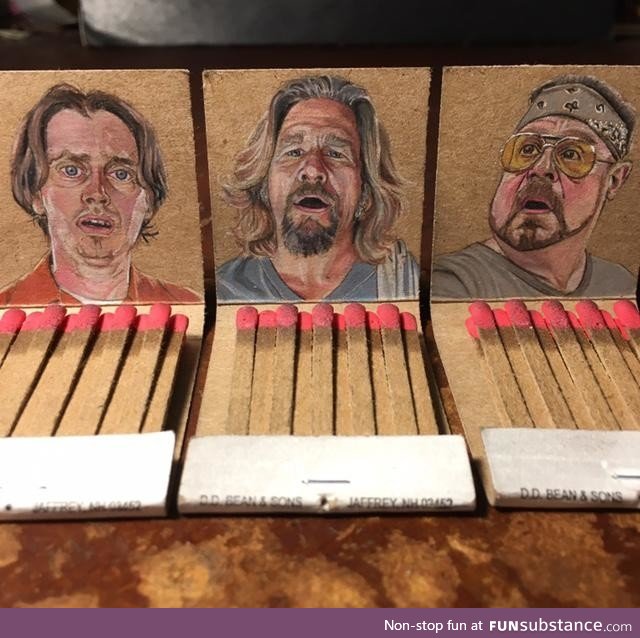 I can only hope The Dude abides, my artwork