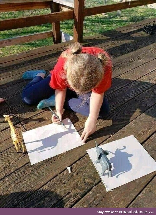A clever way to painting