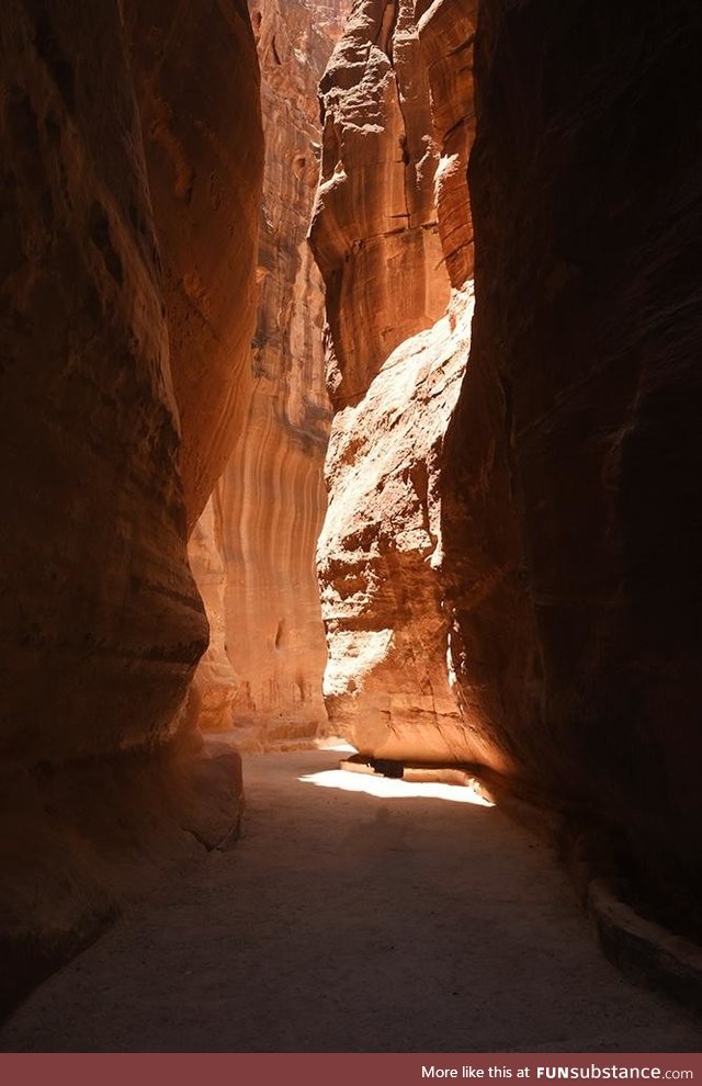 Walking through Petra