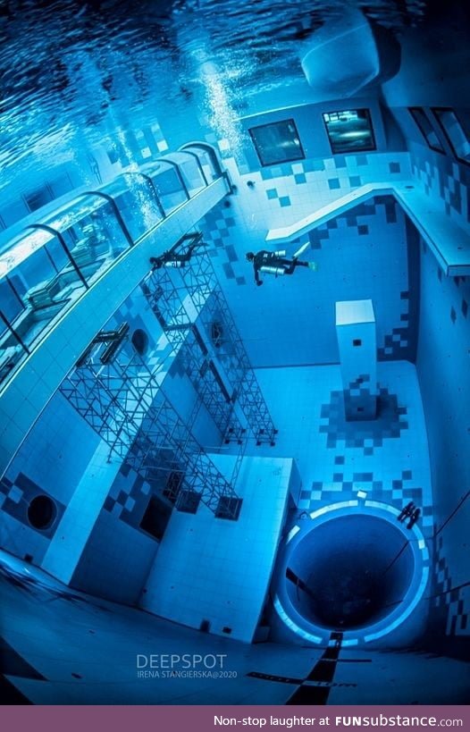 Poland has the worlds deepest diving pool at 45.5 meters deep