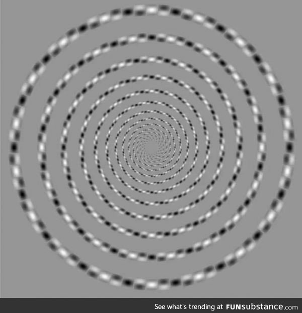 These are circles, not a spiral