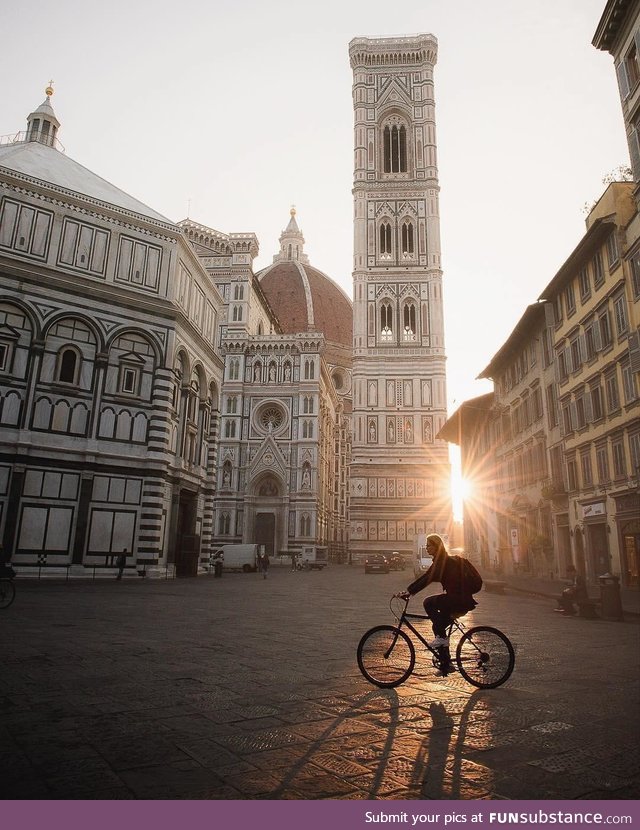 Morning rides in Florence
