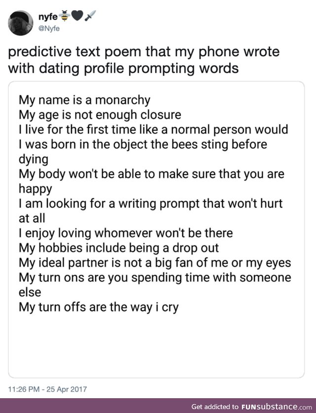 Predictive Dating Profile
