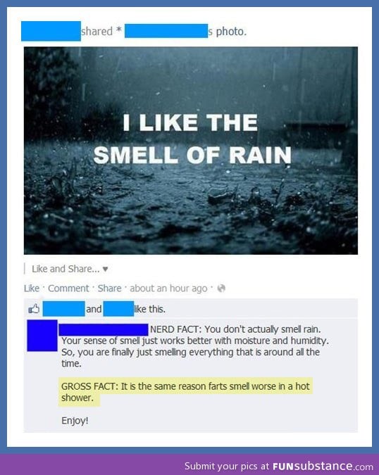 If you like the smell of rain