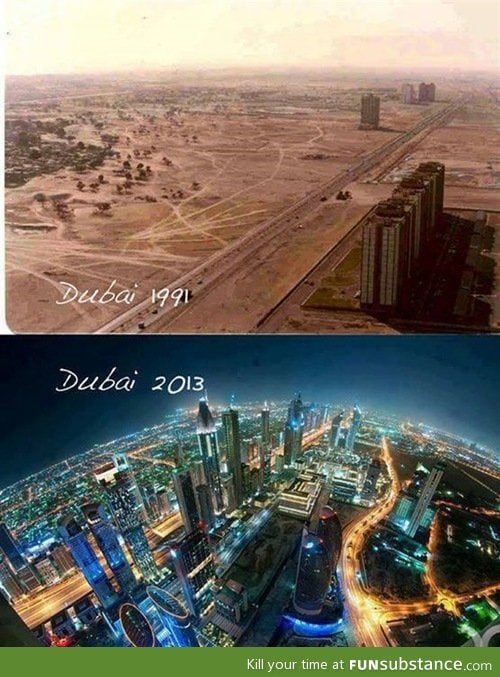 Evolution of Dubai!