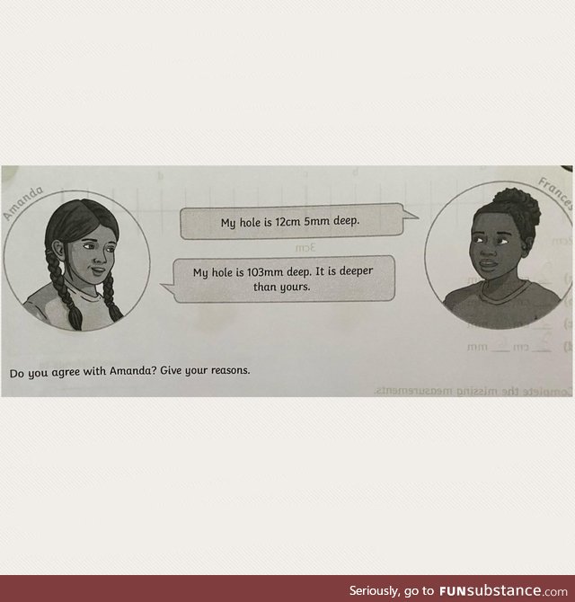 This primary school homework assignment