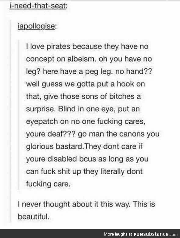 Strive for piracy