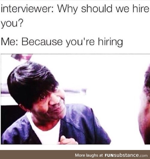You're hiring