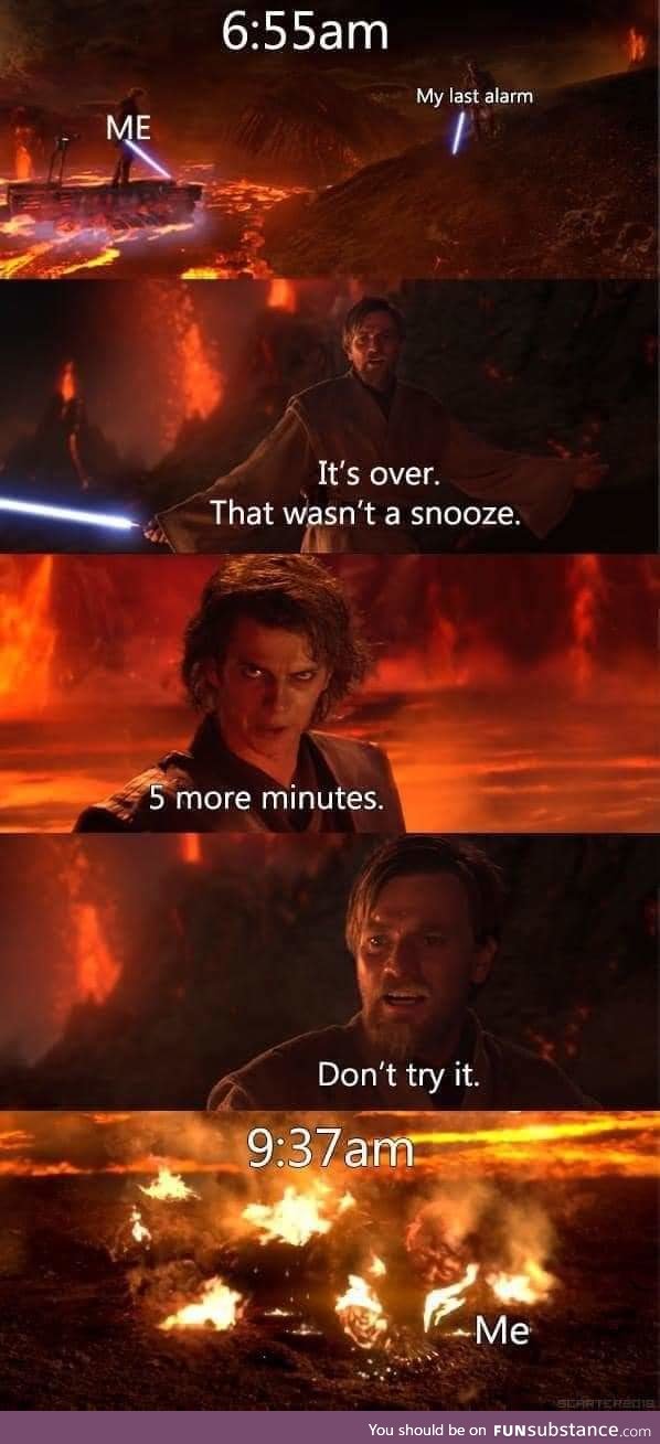 You underestimate my sleep debt!