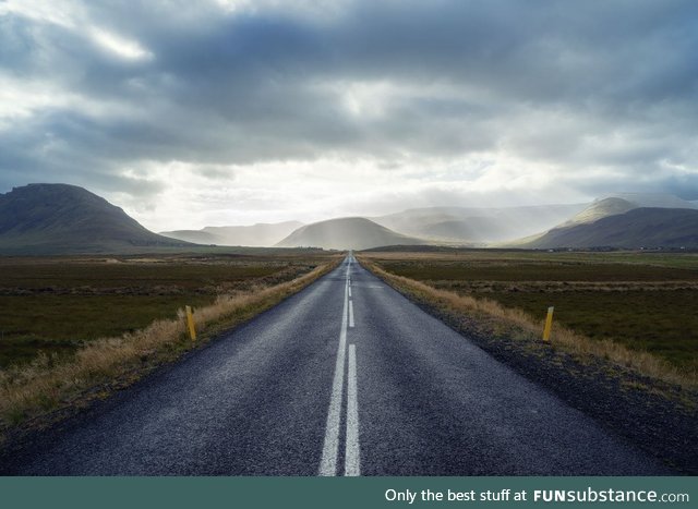 Open road, iceland
