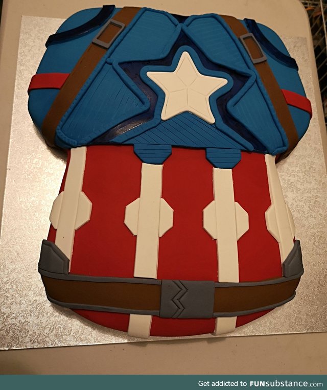 My wife has been making our sons birthday cakes every year. This is for his 5th birthday