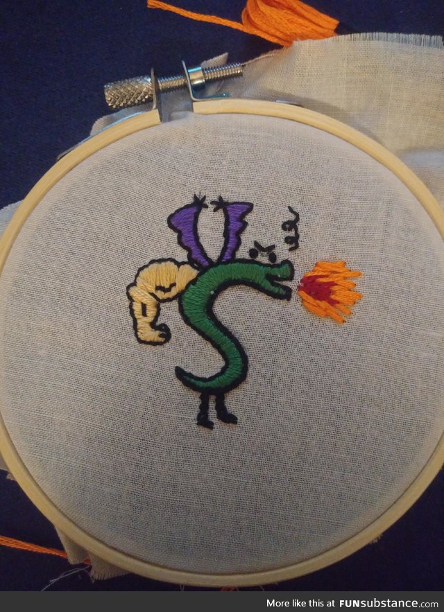 I tried embroidery for the first time the other day and I think I've already made my