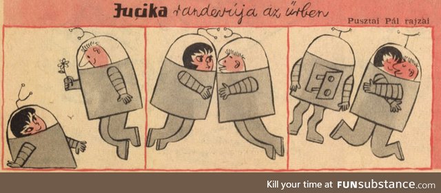 This is a cute Hungarian comic I came across