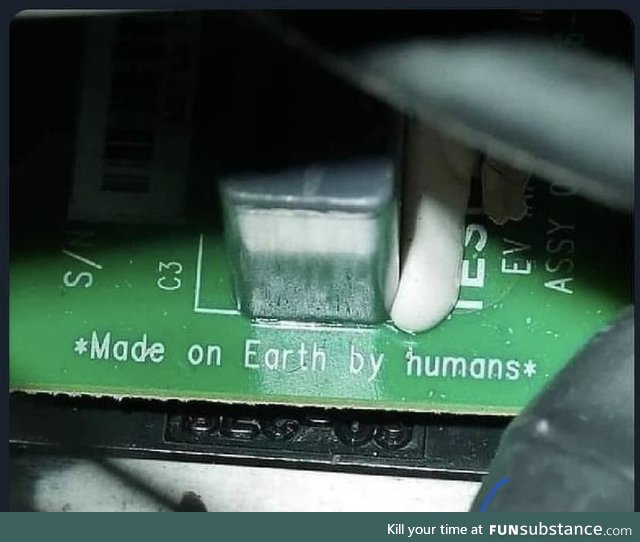 A circuit board going to space made by SpaceX