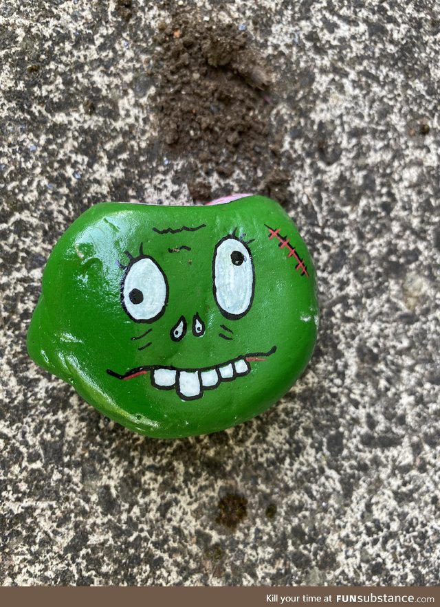 Someone keeps leaving stones like these around my village, I love them with a passion