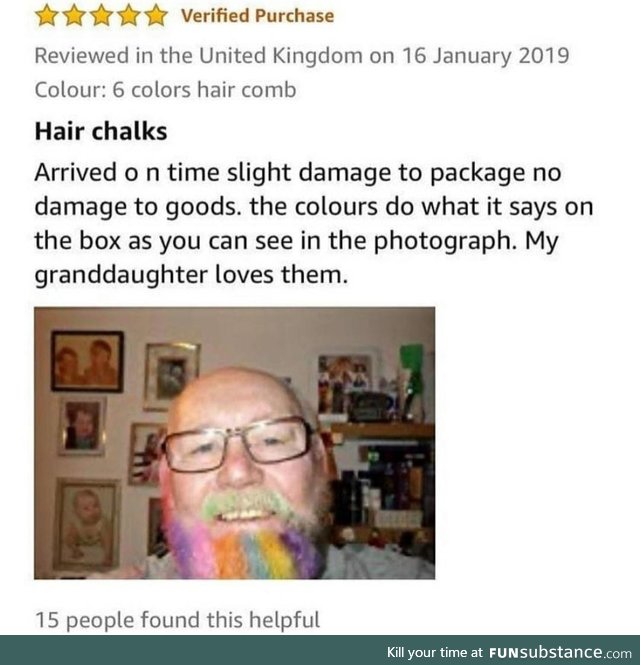 Hair chalk checks out