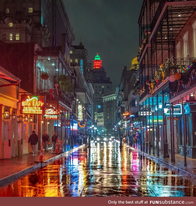 Bourbon Street in New Orleans [OC]