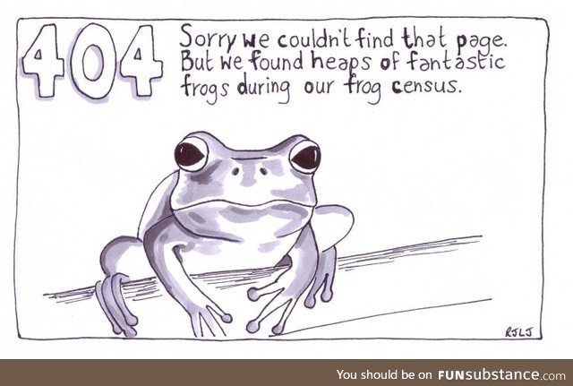 Froggo Fun #404 - Error: Post Not Found