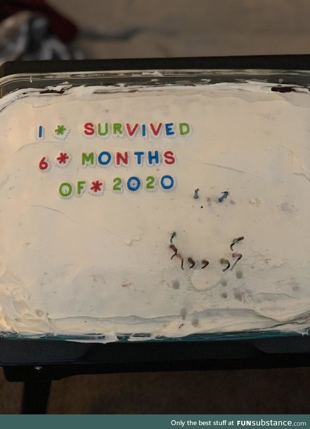 I needed a reason to celebrate to bake a cake