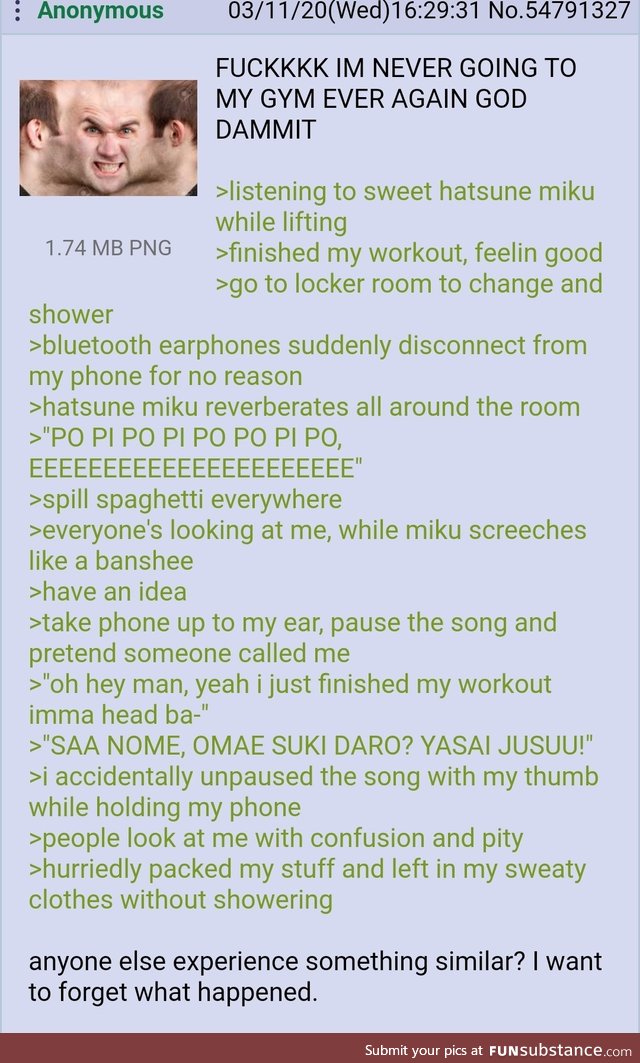 Anon is embarrassed