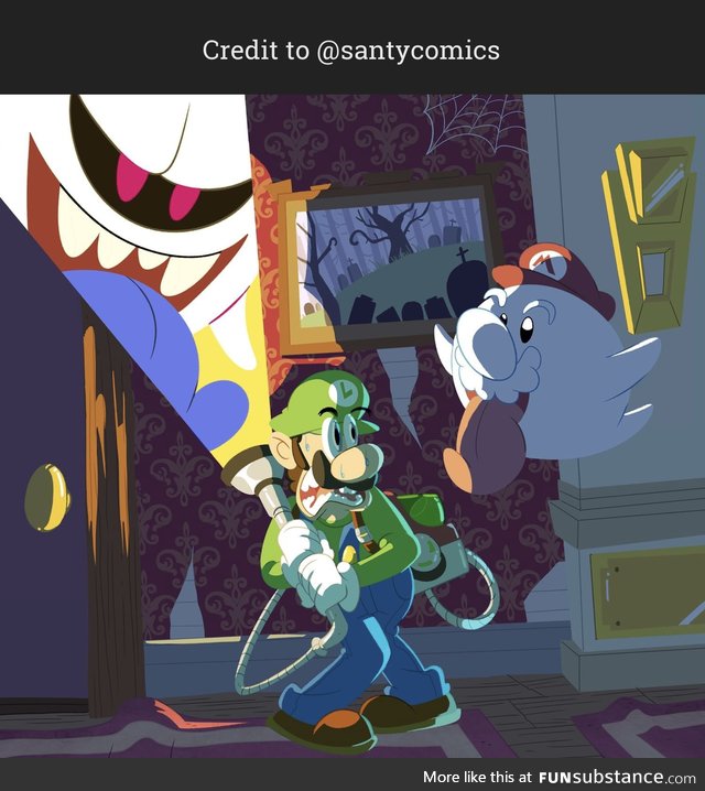 Some Luigi's Mansion love to kick off our Tuesday!