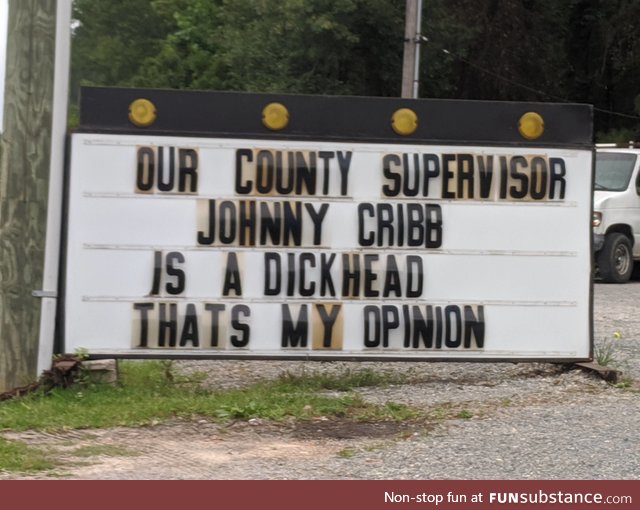 Local business has opinions
