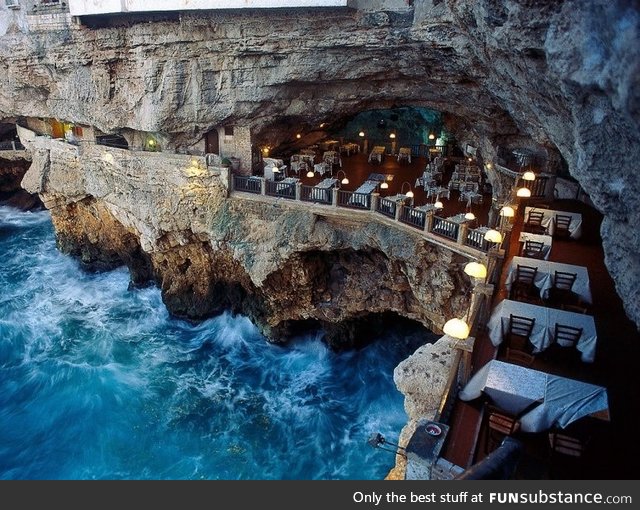 The summer cave restaurant