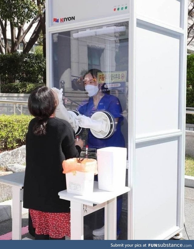 South Korea now has walk-through COVID-19 test booths