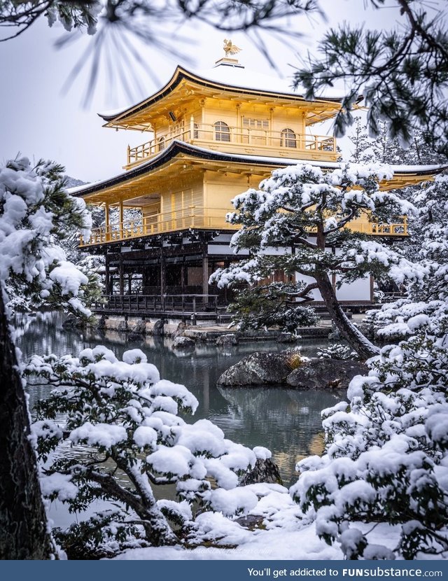 Snow in Kyoto