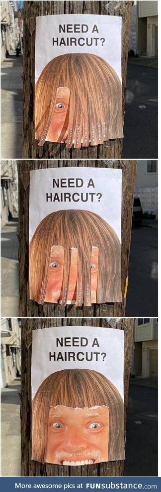 Haircut anyone?
