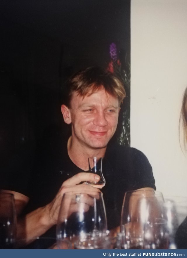 My Great Uncle was showing his old photo album and found one of his friend, Daniel Craig