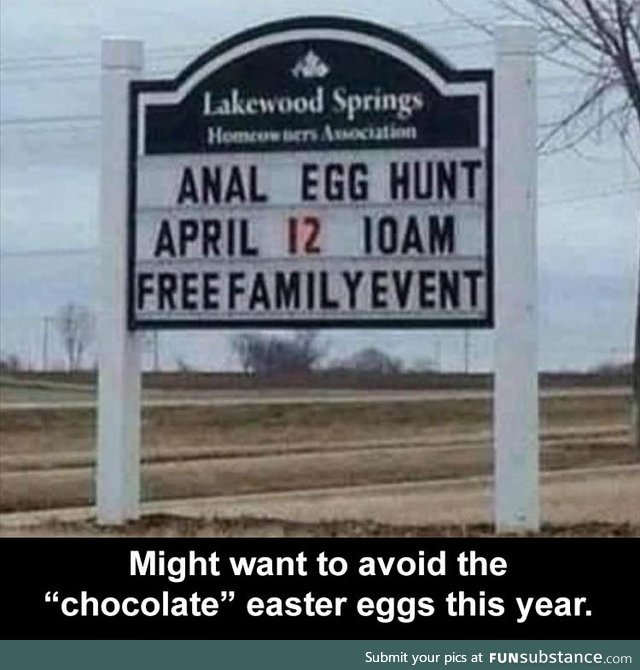 an*l egg hunt