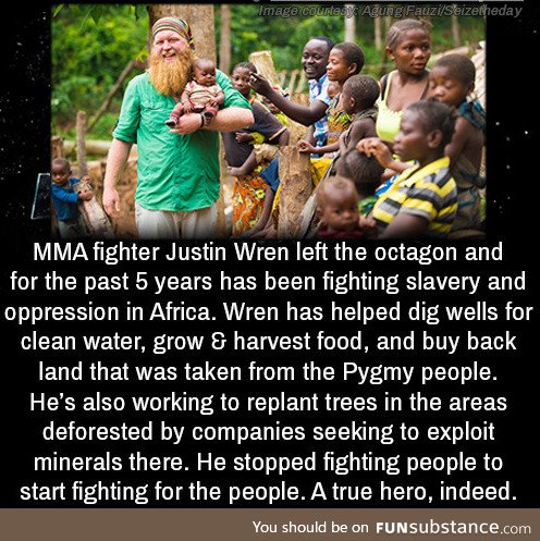 Justin Wren, the MMA fighter who found redemption among the Pygmies