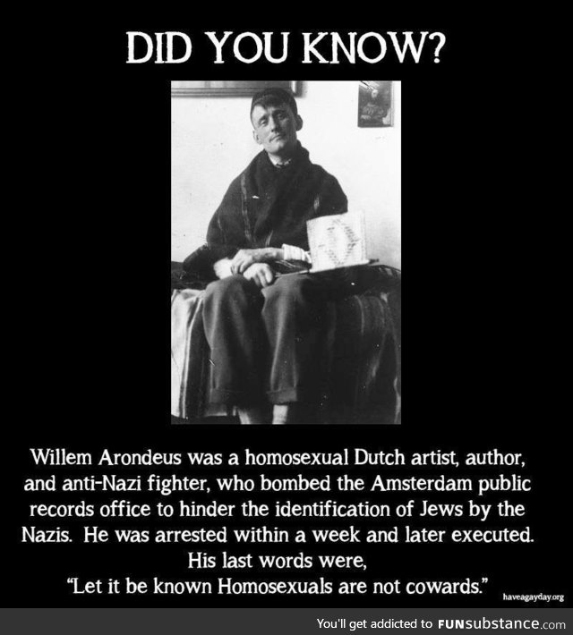 Meet Willem Arondeus., a man of the people
