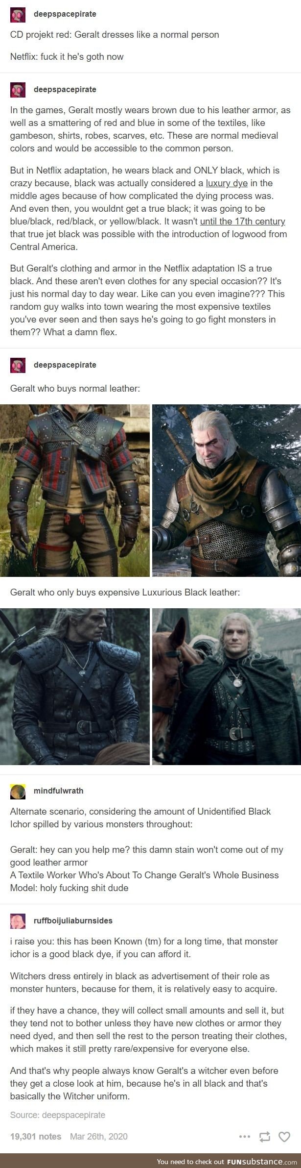 Stop tossing coins to your witcher - he's got expensive black leather already
