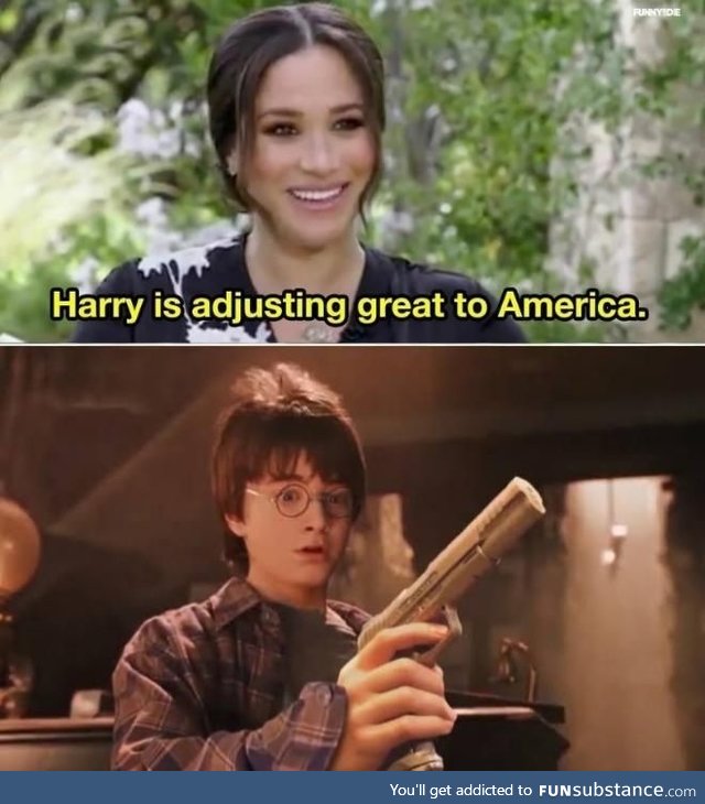 "Yer n American, Harry"