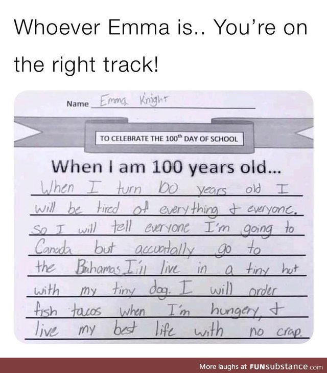 Go Emma go